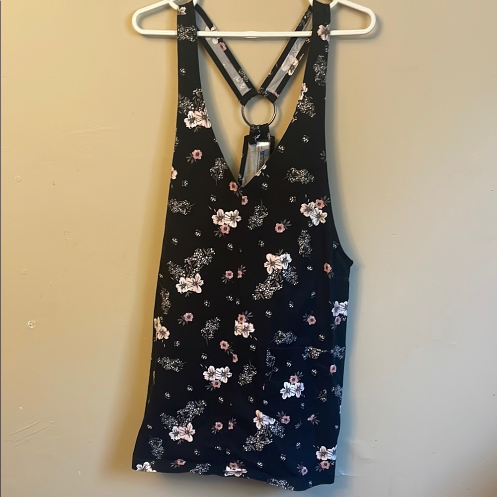 H&M Black Backless Cut Out Tank Top (Bin V)​